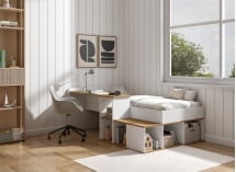 Lit enfant avec bureau EMMA - 4