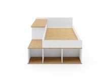 Lit enfant avec bureau EMMA - 12