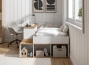 Lit enfant avec bureau EMMA + matelas - 4