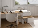 Lit enfant avec bureau EMMA + matelas - 7