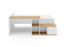 Lit enfant avec bureau EMMA + matelas - 11