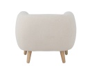 Fauteuil enfant tissu bouclette CADE - Blanc 7