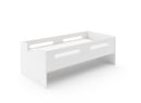 Lit mi-hauteur 90x190 ANDY - Blanc - 10