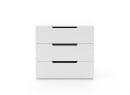 Commode 3 tiroirs ANDY – Blanc - 7