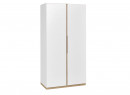 Armoire 2 portes PRADO – Blanc/Chêne Nateo Concept - 3