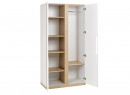 Armoire 2 portes PRADO – Blanc/Chêne Nateo Concept - 4