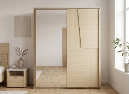 Armoire coulissantes avec miroir LUMA - 1