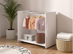 ANDY kinderkledingkast – Wit