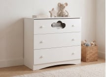 Commode 3 tiroirs CLOUD – Blanc Nateo Concept - 1