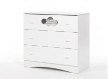 Commode 3 tiroirs CLOUD – Blanc Nateo Concept - 5