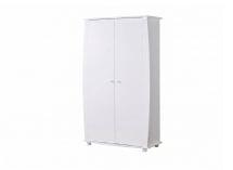 Armoire 2 portes CALTON - Blanc 3