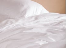 Housse de couette 220x240 Coton Bio - Blanc 2