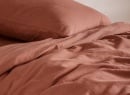 Housse de couette 220x240 Coton Bio - Terracotta 2