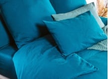 Housse de couette 220x240 Coton Bio - Bleu nuit 1