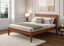Lit en bois massif 140x200 GABRIEL - Noyer 1