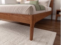 Lit en bois massif 140x200 GABRIEL - Noyer 4