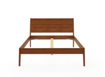 Lit en bois massif 140x200 GABRIEL - Noyer 11