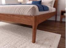 Lit en bois massif 160x200 GABRIEL - Noyer 4