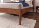 Lit en bois massif 160x200 GABRIEL - Noyer 4