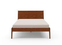 Lit en bois massif 160x200 GABRIEL - Noyer 7