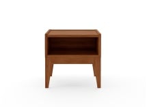 Table de chevet en bois massif GABRIEL - Noyer 3