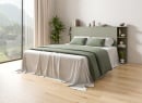 Tête de lit avec rangement 200 cm COLETTE - Vert - 3