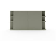 Tête de lit avec rangement 200 cm COLETTE - Vert - 4