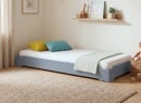 Lit enfant 90x190 en Pin massif SCOTT - Gris 1