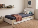 Lit enfant 90x190 avec tête de lit KALIX - 2