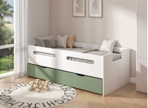 Lit enfant 90x190 ANDY - Blanc - 5