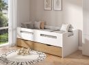 Lit enfant 90x190 ANDY - Blanc - 6