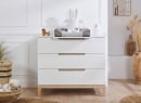Chambre bébé complète VOLT - Blanc/Hêtre  - 6