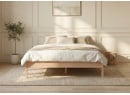 Lit en bois massif 140x190 CELESTE - Hêtre 2