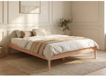 Lit en bois massif 160x200 CELESTE - Hêtre 1