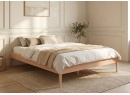 Lit en bois massif 160x200 CELESTE - Hêtre 1