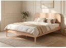 Lit avec tête de lit en bois massif  CELESTE - Hêtre 1