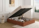 Lit coffre 160x200 ALOE - Terracotta 2