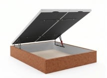 Lit coffre 140x200 ALOE - Terracotta 6