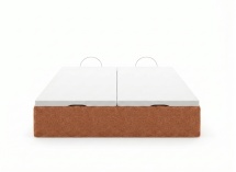 Lit coffre 140x200 ALOE - Terracotta 11
