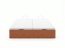 Lit coffre 140x200 ALOE - Terracotta 11