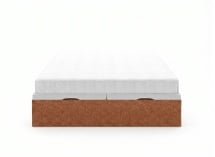 Lit coffre 140x200 ALOE - Terracotta 12