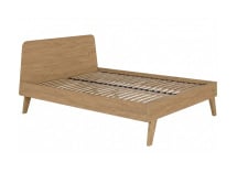 Lit double 140x200 en Chêne LOKI - 4