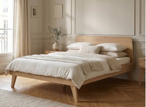 LOKI 140x200 Double Bed in Oak