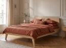 Lit double 160x200 en Chêne LOKI - 1