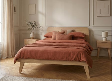 Doppelbett 160x200 aus Eiche LOKI