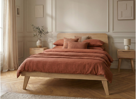 LOKI 160x200 Oak Double Bed