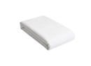 Drap housse 70x140 Satin de Coton bio - Blanc
