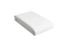 Drap housse 90x200 Satin de Coton bio - Blanc