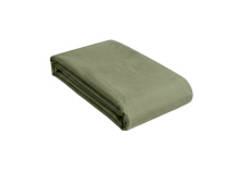 Drap housse 90x200 Satin de Coton bio - Cyprès