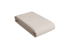 Drap housse 90x200 Satin de Coton bio - Lin